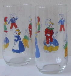 Glazen met Flipje en zijn vriendjes